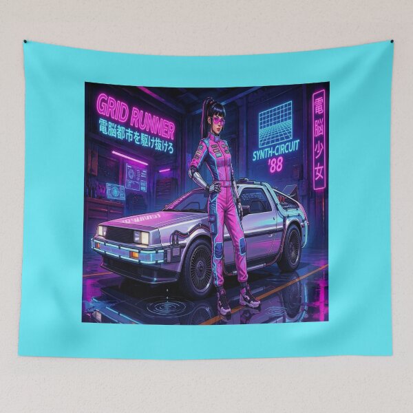 Item preview, Grid Runner Synth Circuit 88 Cyberpunk Car designed and sold by Mavila Forge.
