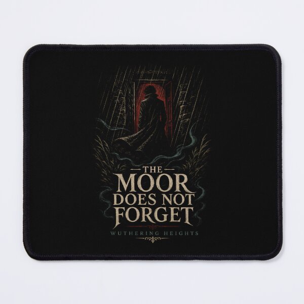 Item preview, Wuthering Heights The Moor Does Not Forget Gothic Heathcliff Quote designed and sold by Fenay Designs.