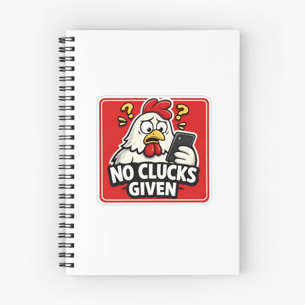 Item preview, No Clucks Given Confused Chicken designed and sold by Owcomm.