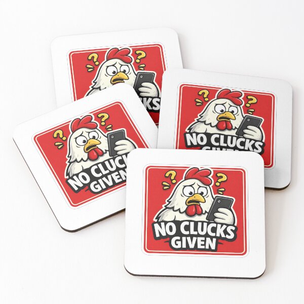 Item preview, No Clucks Given Confused Chicken designed and sold by Owcomm.