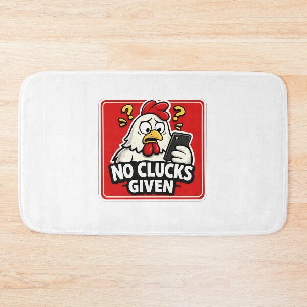 Item preview, No Clucks Given Confused Chicken designed and sold by Owcomm.