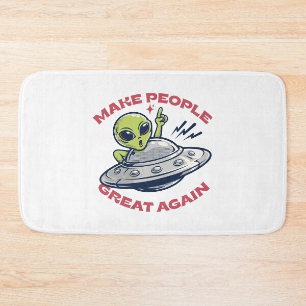 Item preview, Make People Great Again Funny Alien UFO Humor Shirt designed and sold by TipTop GFX.