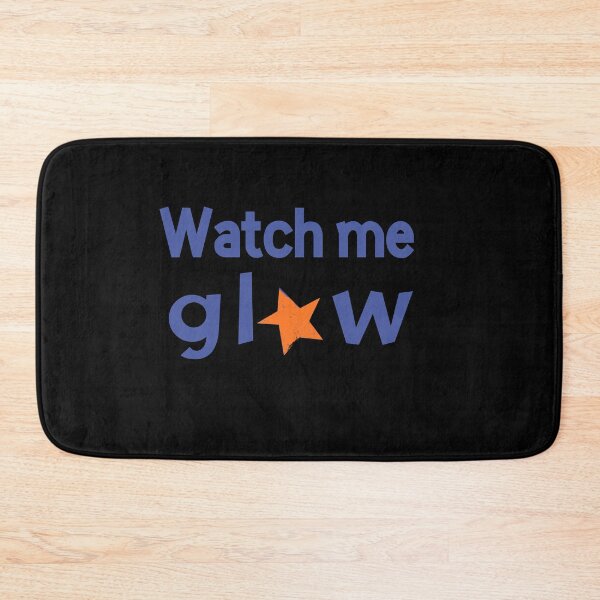 Item preview, Watch Me Glow Color Pop Aesthetic Typography Design designed and sold by alaa9898.
