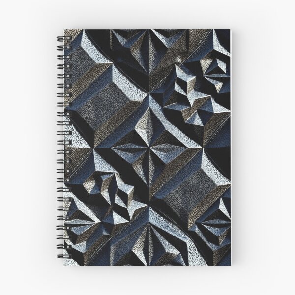 Item preview, Dark Faceted Geometric Mandala Wall Art designed and sold by IntelliMindDesigns.