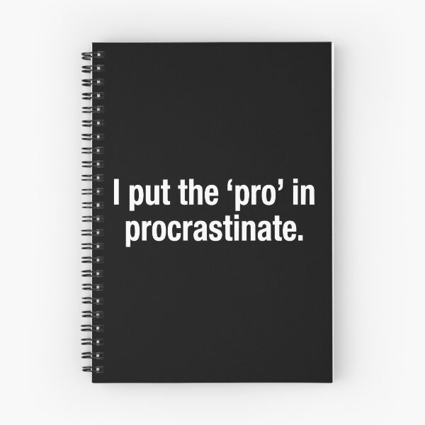 Item preview, funny inappropriate Procrastinate Pun Shirt | Sarcastic Quote Tee | I Put the Pro in Procrastinate designed and sold by Uglyandcute.