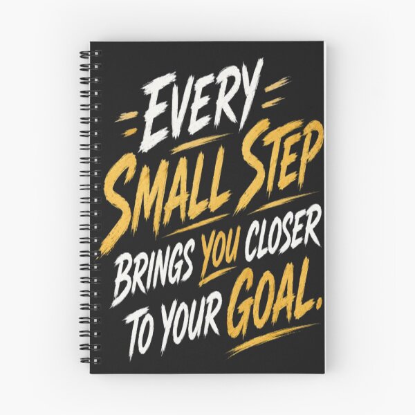 Item preview, Every Small Step Brings You Closer to Your Goal | Motivational Typography with Footprints | Inspirational Journey Design designed and sold by v6ziix.