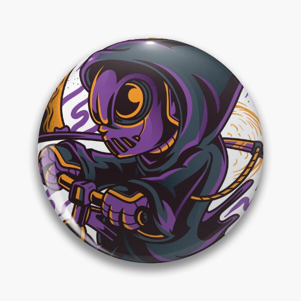 Item preview, Reaper As Biker - Funny Grim Reaper Riding Bicycle Art designed and sold by BrewChef.