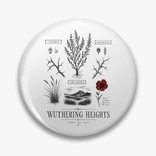 Item preview, Wuthering Heights Botanical Scientific Study Catherine and Heathcliff designed and sold by Fenay Designs.