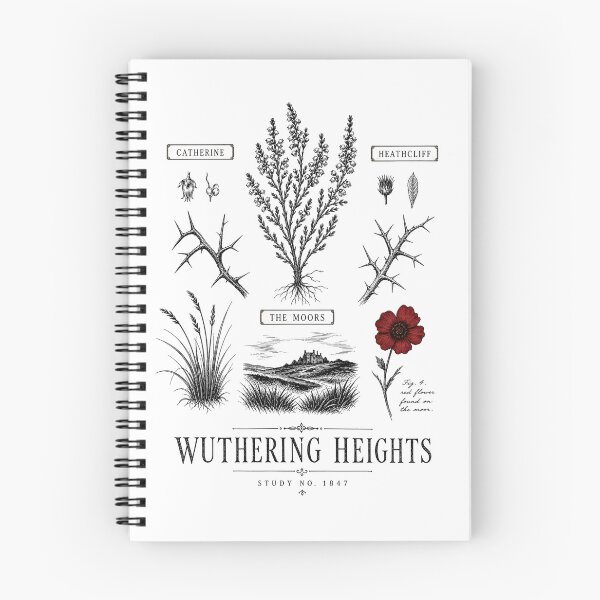 Item preview, Wuthering Heights Botanical Scientific Study Catherine and Heathcliff designed and sold by Fenay Designs.