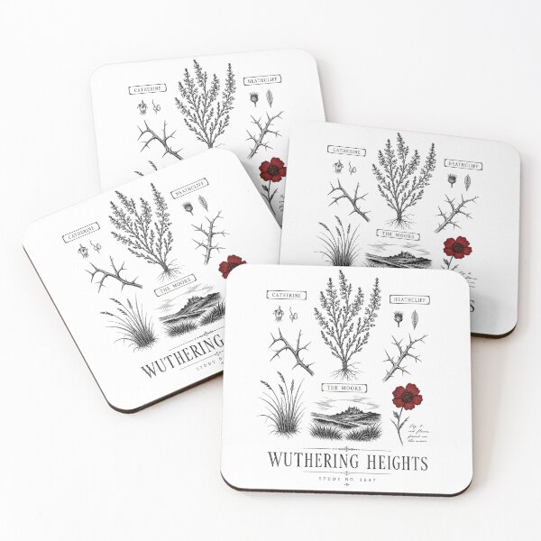 Item preview, Wuthering Heights Botanical Scientific Study Catherine and Heathcliff designed and sold by Fenay Designs.