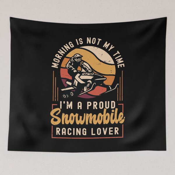 Item preview, Snowmobile Racing Lover Morning Is Not Snow Rider designed and sold by tshirtconcepts.
