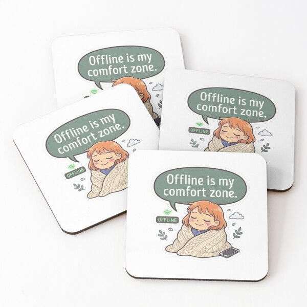 Item preview, offline is my comfort zone. designed and sold by Designworker.