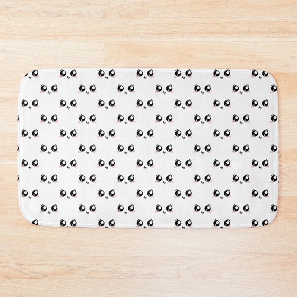 Item preview, Adorable kawaii smiling tongue out blushing face pattern designed and sold by BlushyPrint.