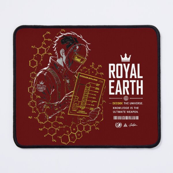 Item preview, Golden Anime Scholar Sketch with Chemical Grid and Ancient Scroll designed and sold by RoyalEarthstore.