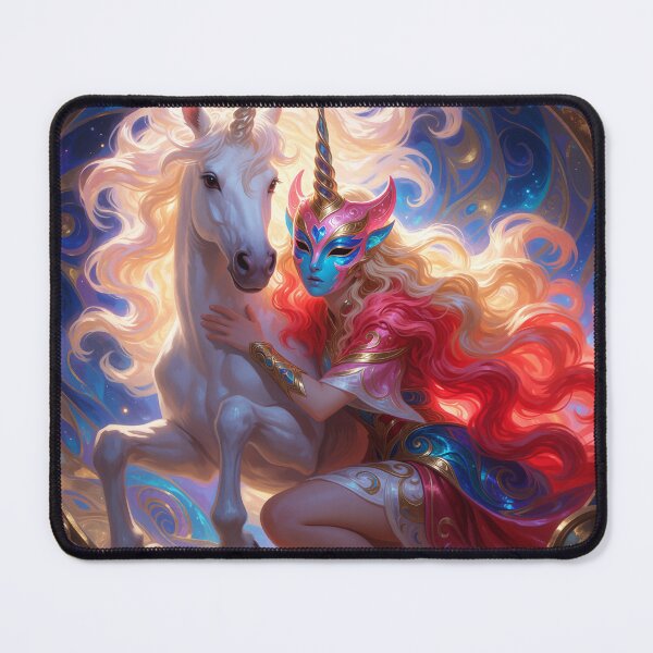 Item preview, Unicorn and Princess designed and sold by Synthartik.