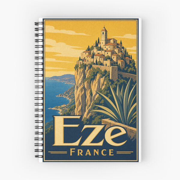 Item preview, Eze France Travel Souvenir Retro Illustration designed and sold by VisualArtsOasis.