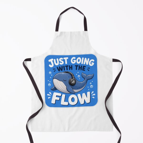 Item preview, Just Going With The Flow Whale Listening To Music designed and sold by Owcomm.