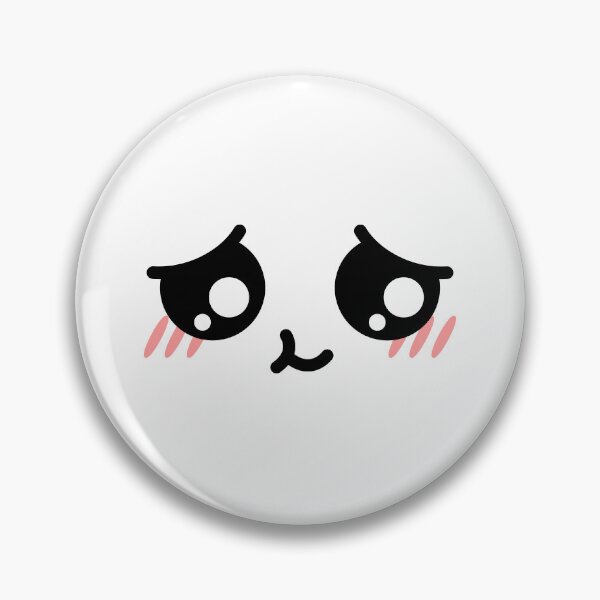 Item preview, Cute kawaii shy blushing face designed and sold by BlushyPrint.