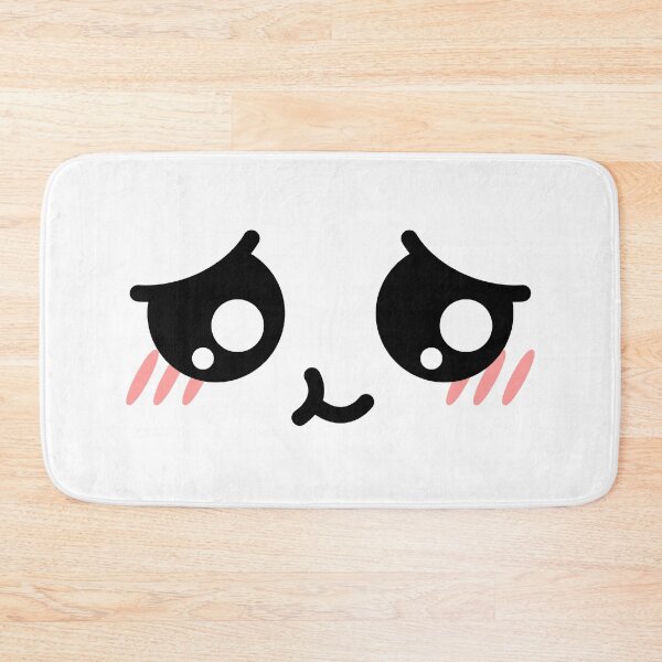Item preview, Cute kawaii shy blushing face designed and sold by BlushyPrint.