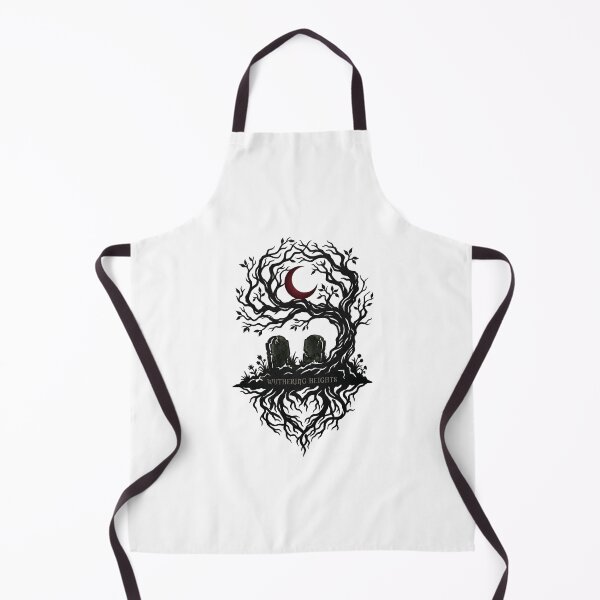 Item preview, Wuthering Heights Cemetery Graves Gothic Red Moon Minimalist Design designed and sold by Fenay Designs.