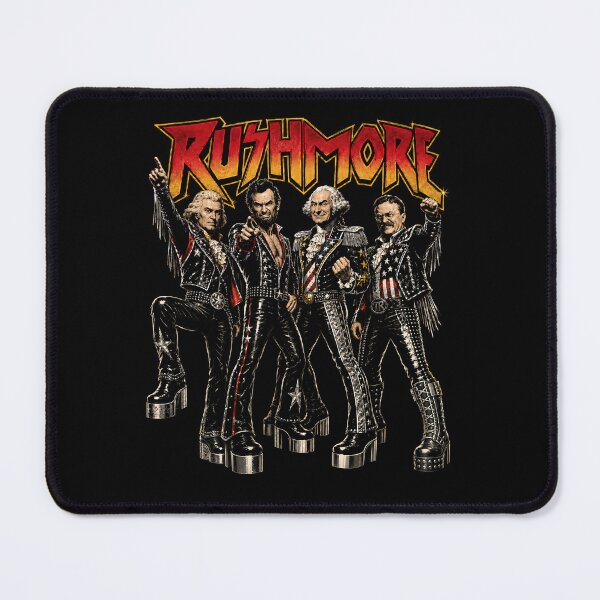 Item preview, Rushmore Presidential Rock Band Parody designed and sold by Victor Shadehorn.