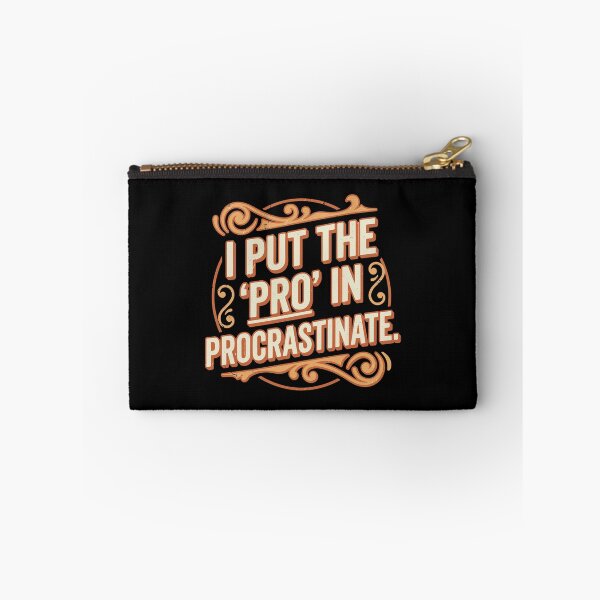 Item preview, funny inappropriate Procrastinate Pun Shirt | Sarcastic Quote Tee | I Put the Pro in Procrastinate designed and sold by Uglyandcute.