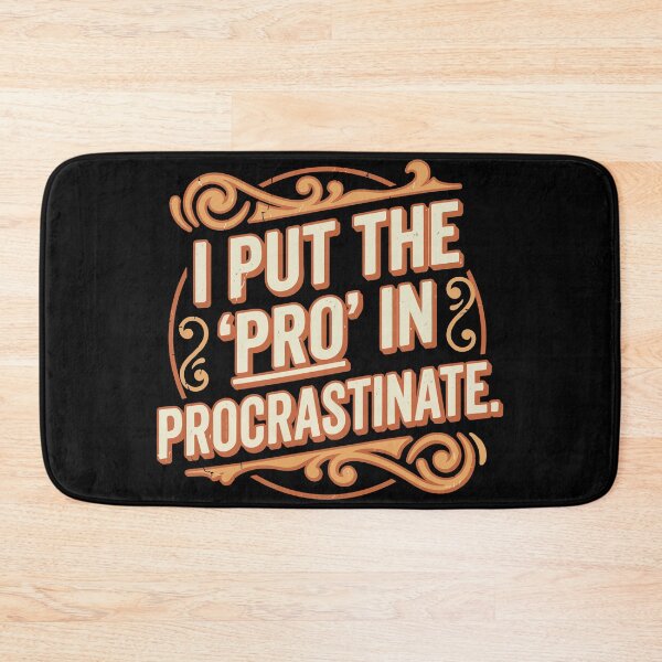 Item preview, funny inappropriate Procrastinate Pun Shirt | Sarcastic Quote Tee | I Put the Pro in Procrastinate designed and sold by Uglyandcute.