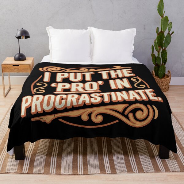 Item preview, funny inappropriate Procrastinate Pun Shirt | Sarcastic Quote Tee | I Put the Pro in Procrastinate designed and sold by Uglyandcute.