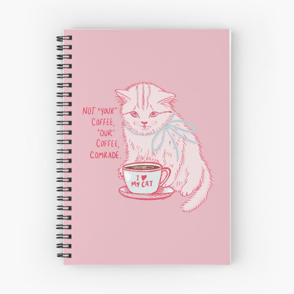 Item preview, It's Our Coffee Cat designed and sold by KilkennyCat Art.