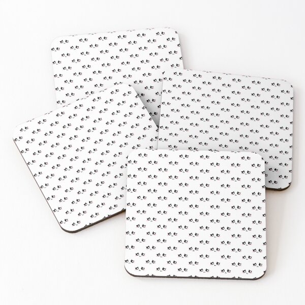 Item preview, Cute kawaii shy blushing face pattern designed and sold by BlushyPrint.
