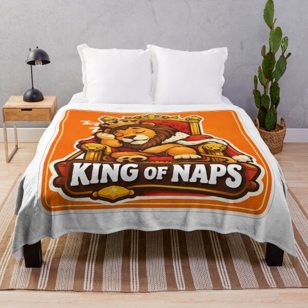 Item preview, Sleeping Lion King on Throne designed and sold by Owcomm.
