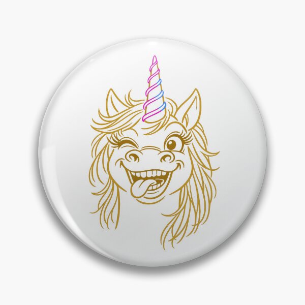 Item preview, Minimalist Silly Synthwave Unicorn designed and sold by KungPowUnicorn.