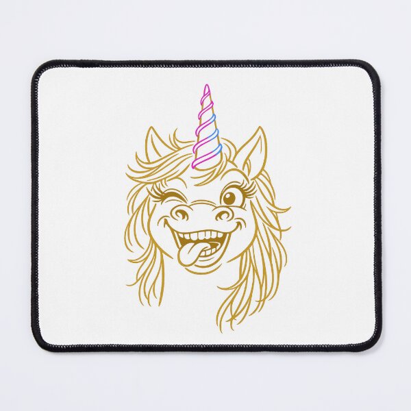 Item preview, Minimalist Silly Synthwave Unicorn designed and sold by KungPowUnicorn.