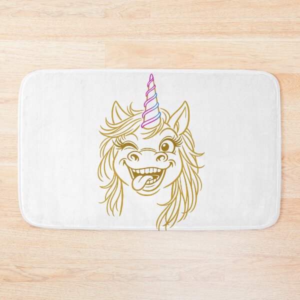 Item preview, Minimalist Silly Synthwave Unicorn designed and sold by KungPowUnicorn.