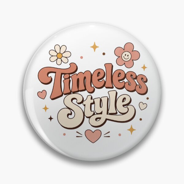 Item preview, Timeless Style Retro Vintage Cute Groovy Typography Aesthetic T-Shirt Sticker Design designed and sold by Sanika arts .