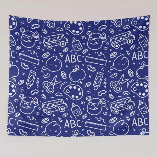Item preview, Back to School Chalkboard Seamless Pattern designed and sold by MiloverseOfficial.