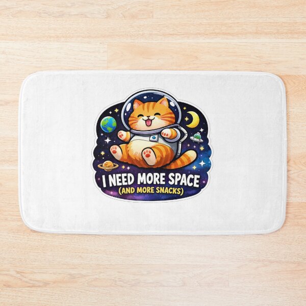 Item preview, Space Cat Snack Lover designed and sold by Owcomm.