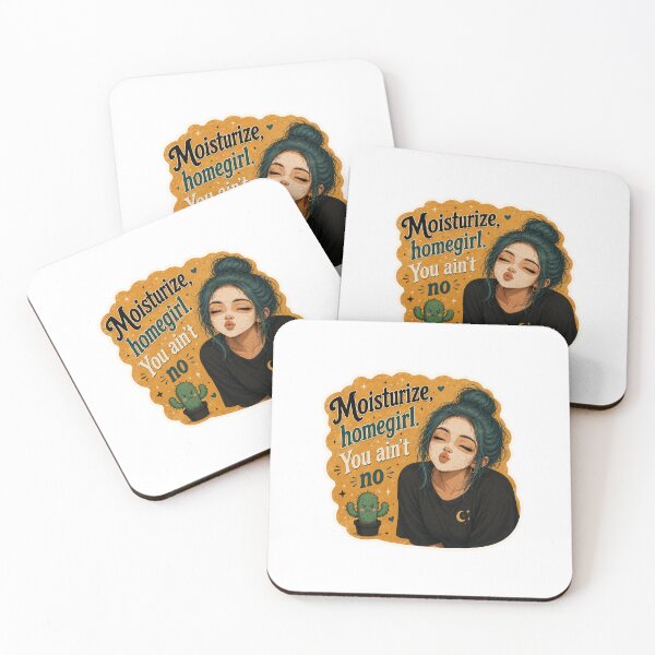 Item preview, Moisturize Homegirl You Ain't No Cactus - Funny Skincare Self Care Sticker designed and sold by YoumuAfterDark.