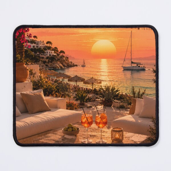 Item preview, Ibiza Afterglow Luxury Mediterranean Sunset designed and sold by piketo.