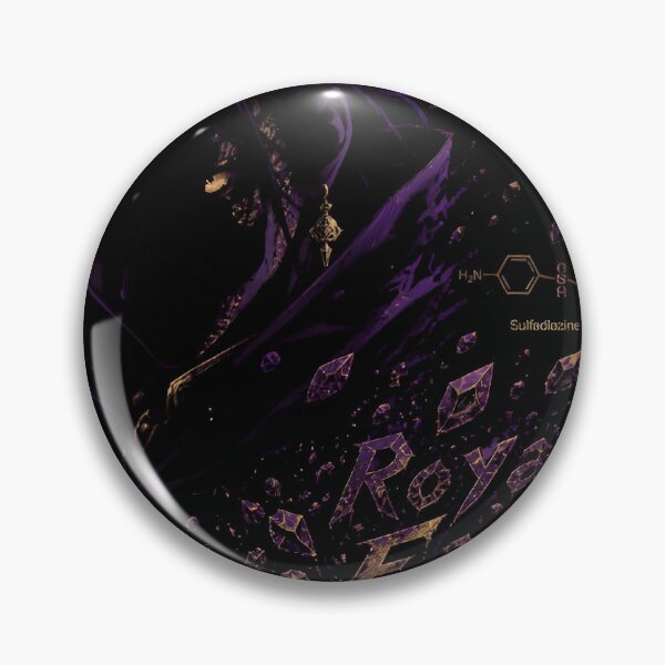Item preview, Purple Anime Warrior Sketch with Chemistry Molecular Formulas designed and sold by RoyalEarthstore.