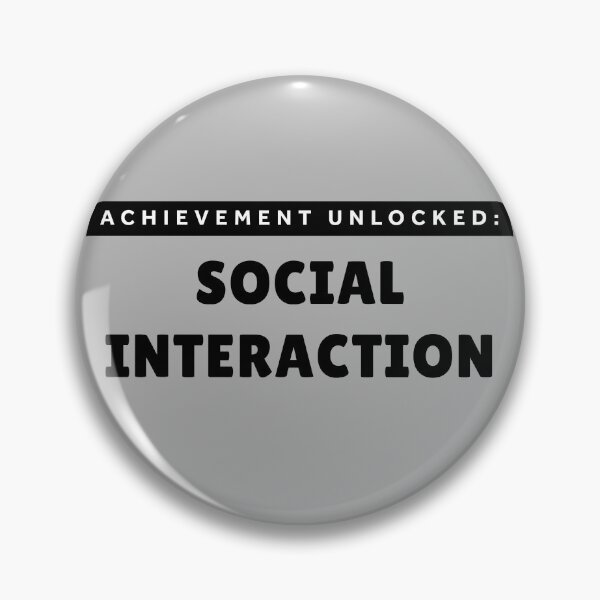 Item preview, Achievement Unlocked Social Interaction – Funny Introvert Gaming Humor Gift designed and sold by Hello Hobbies.