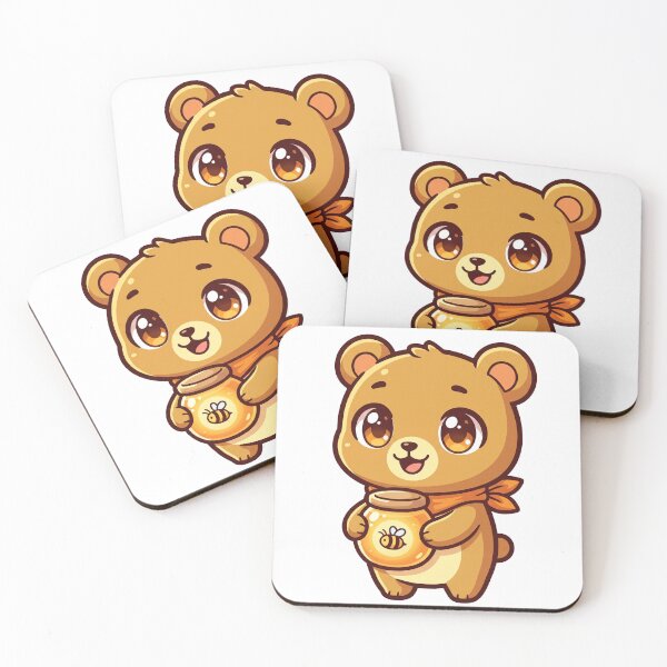 Item preview, Chibi Bear with Honey designed and sold by kdonefive.