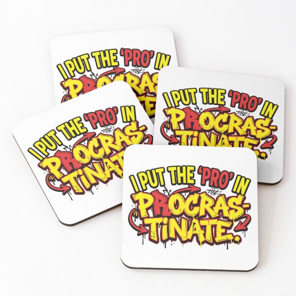Item preview,  funny inappropriate Procrastinate Pun Shirt | Sarcastic Quote Tee | I Put the Pro in Procrastinate designed and sold by Uglyandcute.