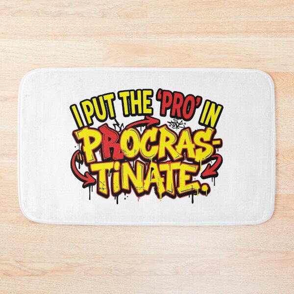 Item preview,  funny inappropriate Procrastinate Pun Shirt | Sarcastic Quote Tee | I Put the Pro in Procrastinate designed and sold by Uglyandcute.