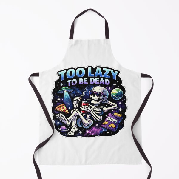 Item preview, Too Lazy To Be Dead Skeleton Relaxing In Space designed and sold by Owcomm.
