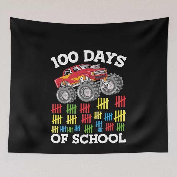 Item preview, 100 Days Of School Monster Truck Student Teacher Celebration designed and sold by PopStars1993.