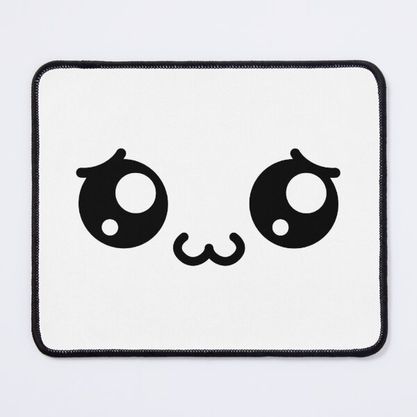 Item preview, Cute kawaii smiling owo shy face designed and sold by BlushyPrint.