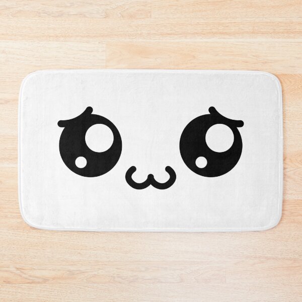 Item preview, Cute kawaii smiling owo shy face designed and sold by BlushyPrint.