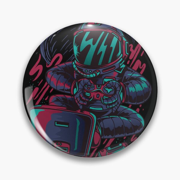 Item preview, Playhigh Astronaut Gamer - Retro Space Gaming Art designed and sold by BrewChef.
