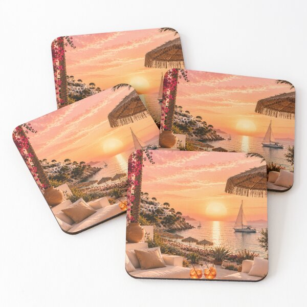 Item preview, Ibiza Afterglow Luxury Mediterranean Sunset designed and sold by piketo.